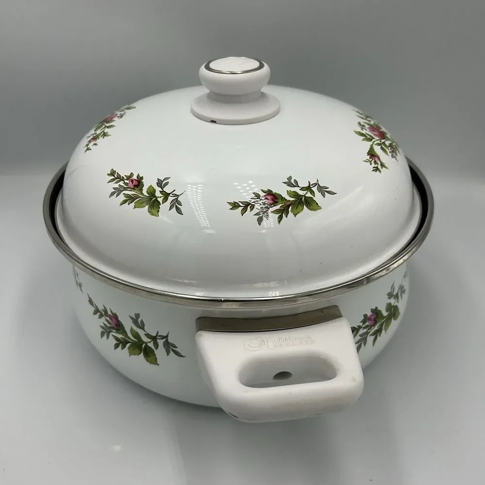 Johann Haviland‎ Floral Ceramic Cookware Pot